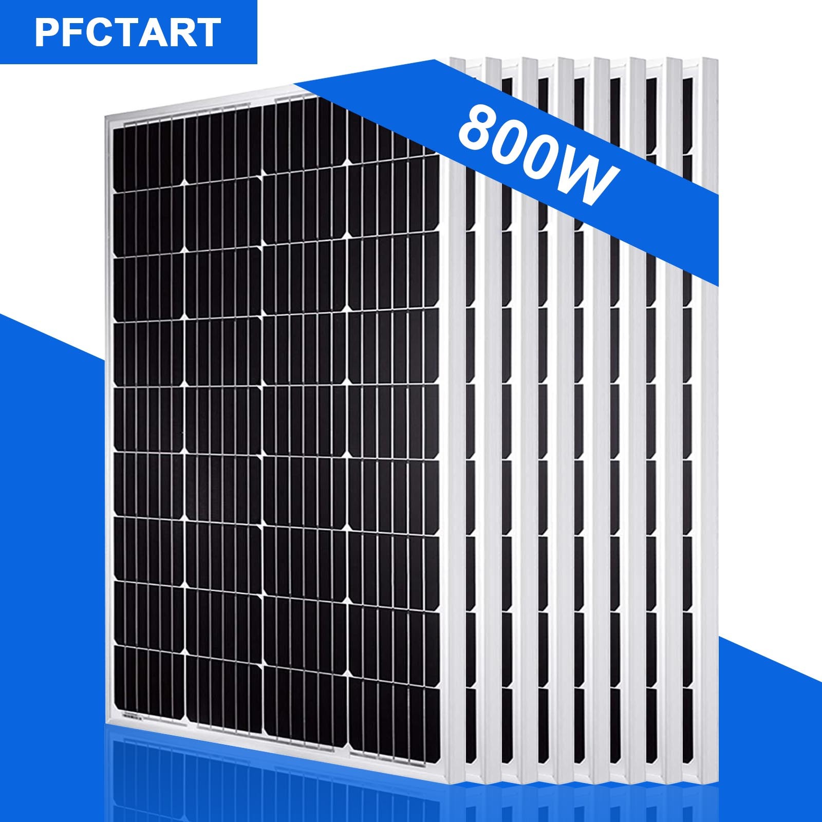 800W 12V Solar Panel High Efficiency 12V/24V/36V/48V Home Po