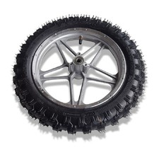 Hinterrad 2.50-10 Felge Reifen Schlauch Dirtbike Dirt Bike Crossreifen silber