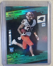 2021 Panini Prestige - Rookies Chuba Hubbard #241 Xtra Points Green /199