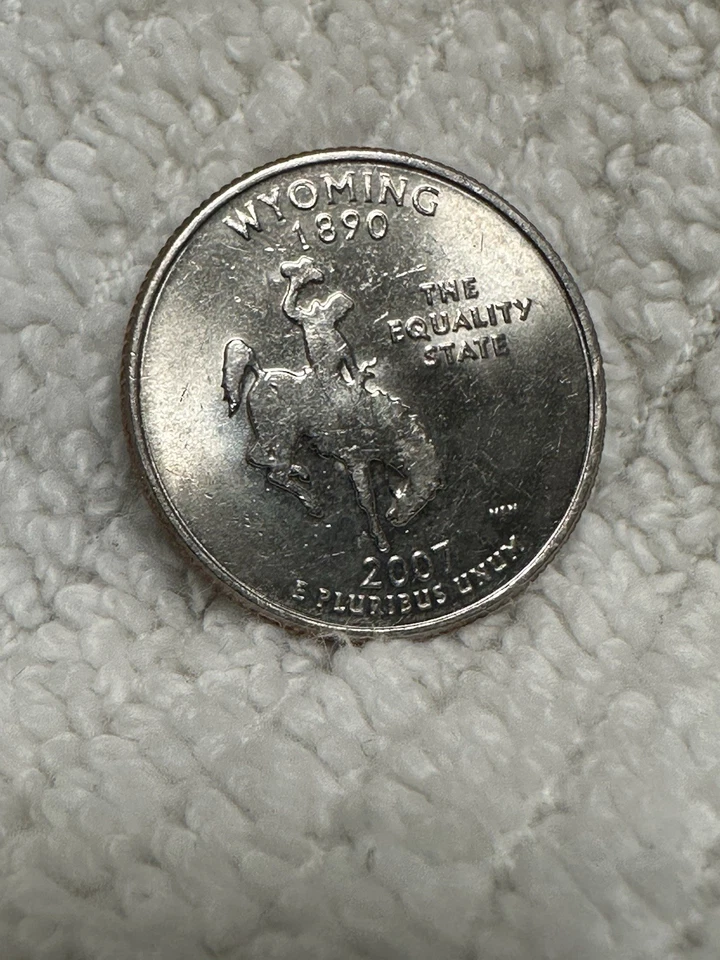 Wyoming State Quarter 2007 D The Equality State Coin - Image 2 of 3