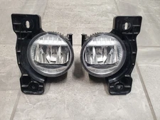 2018-2025 Jeep Wrangler JL Gladiator JT Steel Front Bumper LED Fog Lights OEM