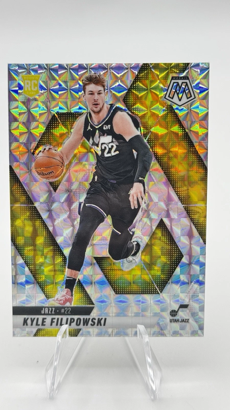 2024-25 Panini Mosaic - Rookies Kyle Filipowski #231 Mosaic Prizm (RC)