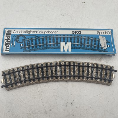 MARKLIN M TRACK # 5103 Power feed curve section HO New old stock