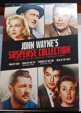 John Wayne Suspense Collection DVD 4 Disc Set Ring Fear Track Cat Vault
