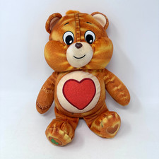 Care Bears Denim Tenderheart Bear Plush Basic Fun Animal Brown Heart Teddy 11"