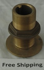 1 1/4 BRONZE THRU-HULL FITTING WITH NUT Perko...