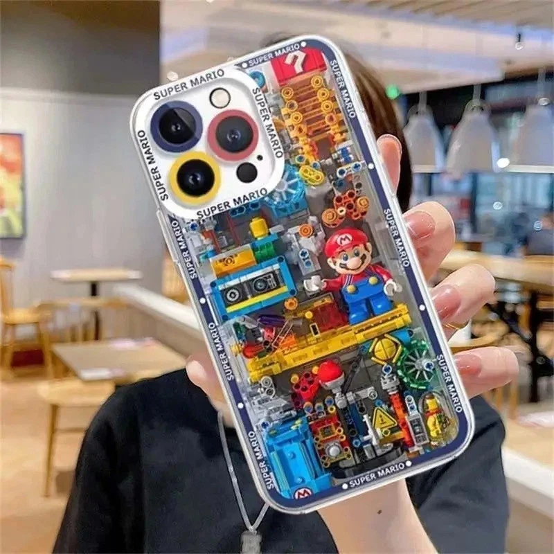Funda de juego Super Mario Bros para iPhone 15-16 Pro Max Plus cubierta envío gratis EE. UU. Foto 3 de 4
