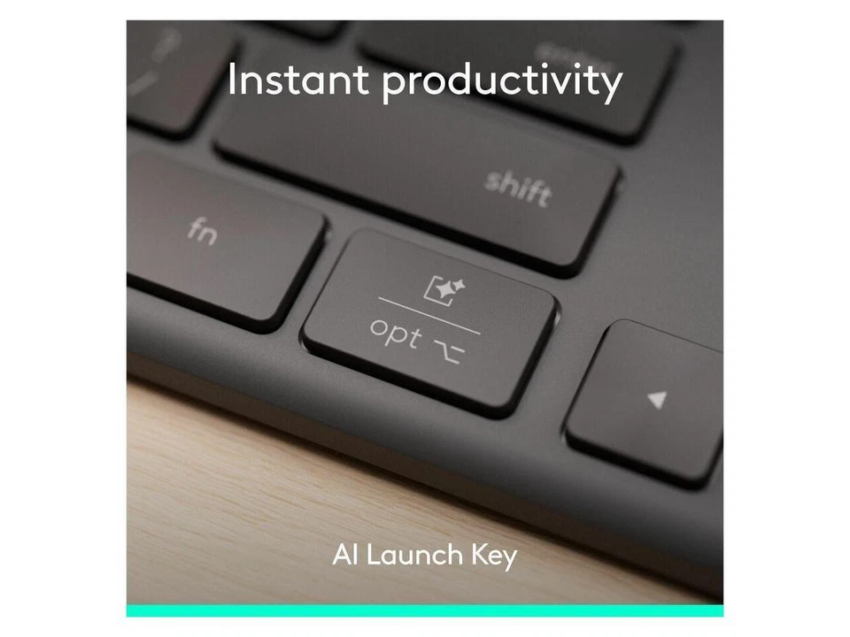 Logitech Signature Slim Solar+ K980 for Business, Wireless Keyboard, Quiet - Image 4 of 4