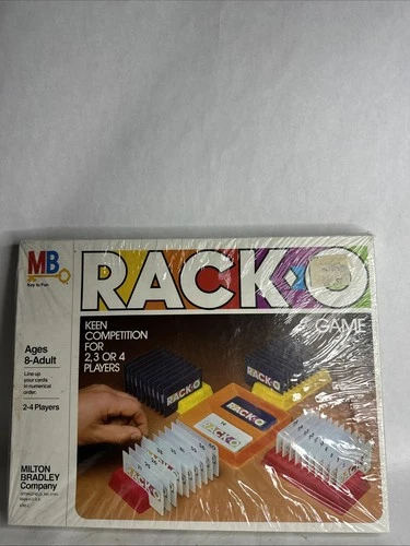 VINTAGE Rack O Card Game Sealed New Milton Bradley Company  1980 Racko Numbers