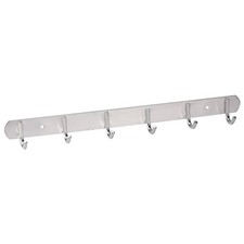 Mounted Hooks Rack Coat Hat Towel Clothes Robe Aluminium Hanger