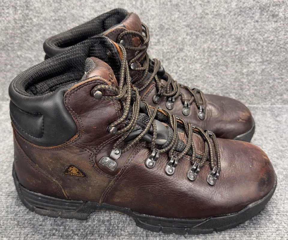 Botas de trabajo Rocky MobiLite de cuero impermeables - para hombre talla 14 de ancho (14 W) Foto 2 de 4