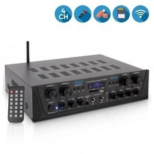 Pyle 4-Ch. Bluetooth Amplifier Stereo Receiver System, with FM Radio PTA44BT