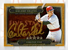 CARLTON FISK 2020 TOPPS FIVE STAR GOLD INK AUTOGRAPH AUTO SP #'D /40 MLB HOF