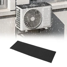 Air Conditioner Drip Cushion 39"x12"x5/32" Self-Adhesive AC Top Pad Black