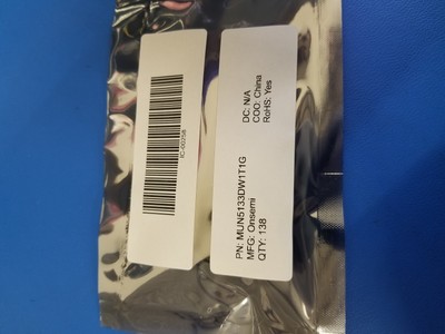 Lot of 138 New Onsemi MUN5133DW1T1G Bipolar Transistor 100mA 50V PNP 4.7 kOhms