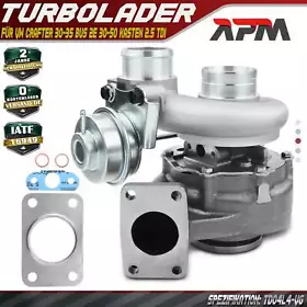 Turbolader für VW Crafter 30-35 Bus 2E 30-50 Kasten+Pritsche/Fahrgestell 2.5 TDI