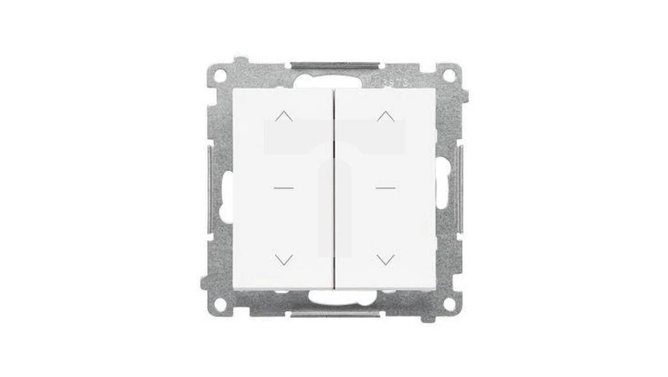 Simon 55 Doppel-Rollladenschalter mit drei Positionen 1-0-2 (Modul) 10 A,