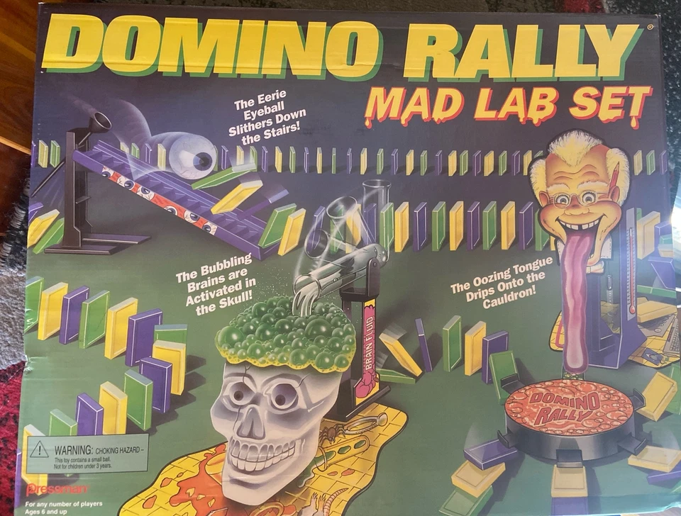 Domino Rally Mad Lab Set 1996 Dominos Sealed unopened parts - Image 2 of 4