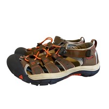 KEEN Newport Sandals Size 5 Boys Girls Brown Hiking Water Shoes Washable