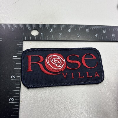 Vintage ROSE VILLA Patch (Advertising) 49WX