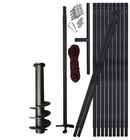 PWSAM Hand Auger 3.9 inch/39ft Water well Earth Borer