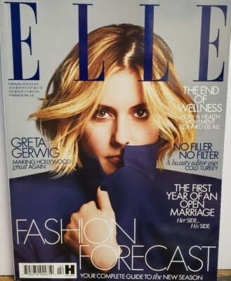 Elle UK Feb 2020 Greta Gerwig Fashion Forecast (digest size) FREE SHIPPING CB