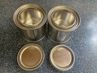 2 ~ 1/4 Pint ''New'' Empty Cans