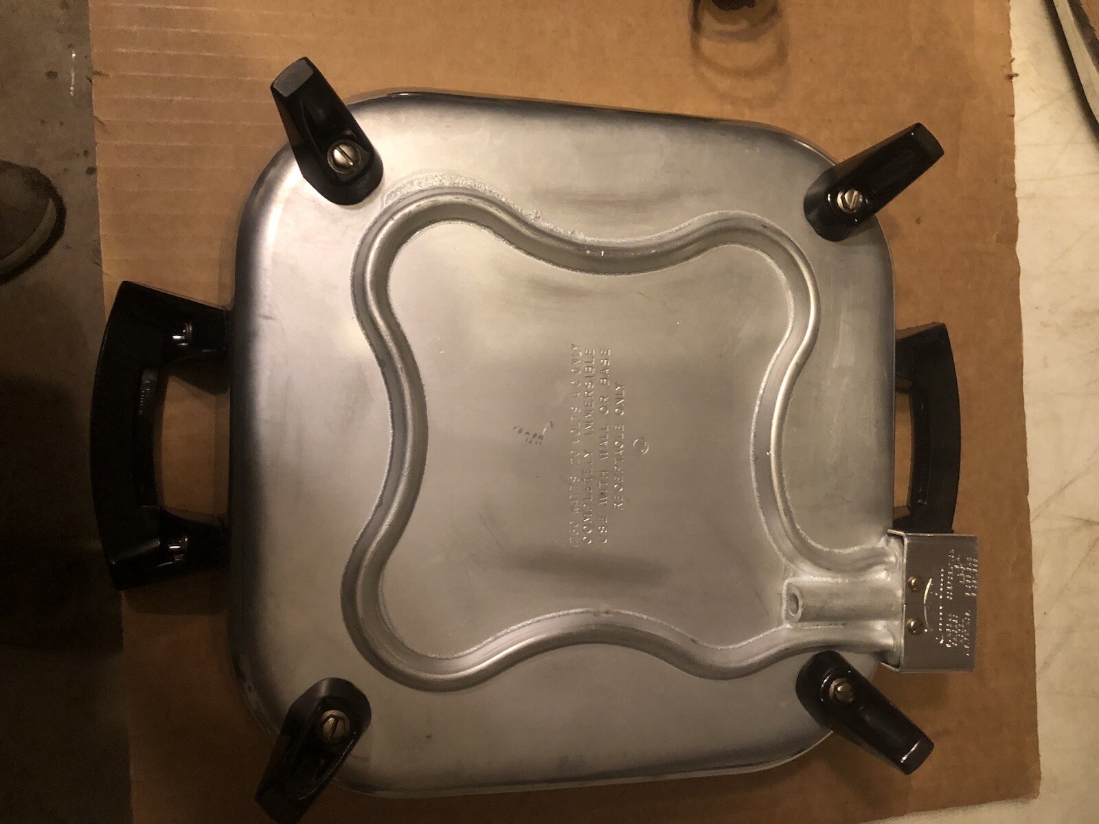 Sunbeam Aluminum NonStick Electric Skillet Vintage Dome Fry Skillet