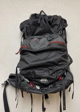 Gregory Zulu 65L hiking Black/Grey/Red backpack Sz M