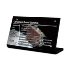 Display Plaque stand for LEGO 75354 Coruscant Guard Gunship, SW136