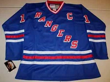 NHL Hockey Vintage New York Rangers Mark Messier Jersey 50 Large CCM Blue NWT