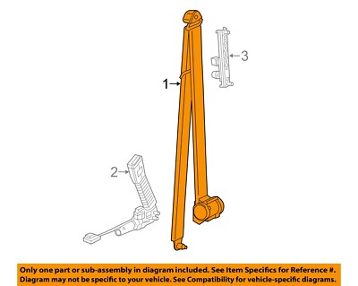 CHRYSLER OEM 14-25 ProMaster 1500 Front Seat Belts-Seat Belt Assy 5PC01LK3AB