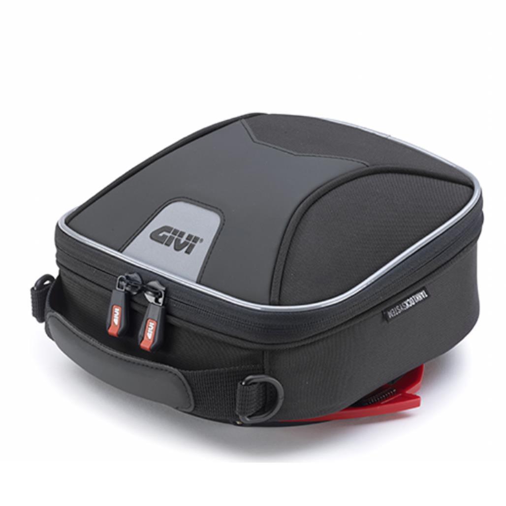 Givi XS319 Y 3L Motorcycle Luggage Tanklock Tank Bag Black with YKK Zip