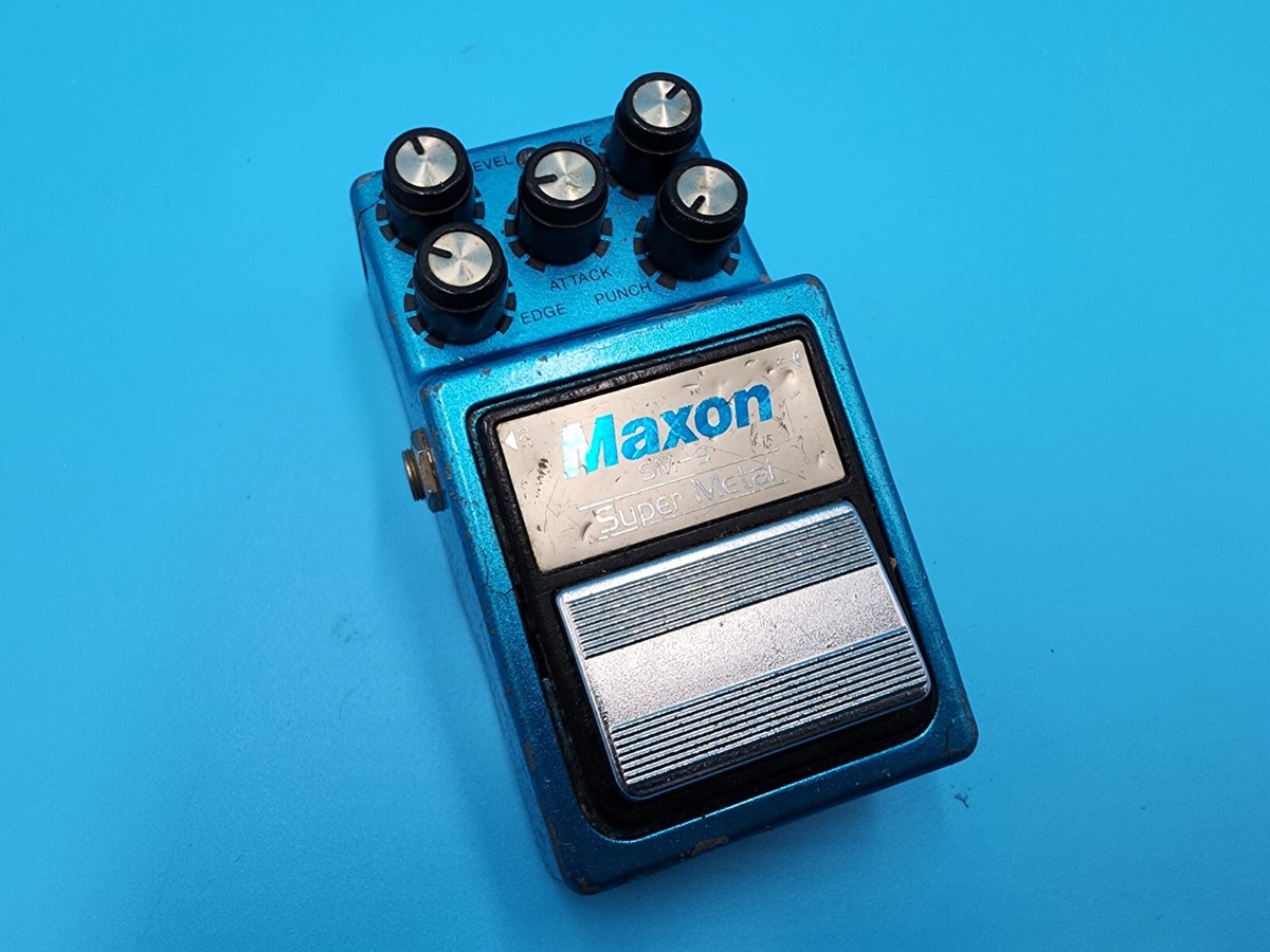 RARE Maxon SM-9 Super Metal Distortion Pedal Made in Japan