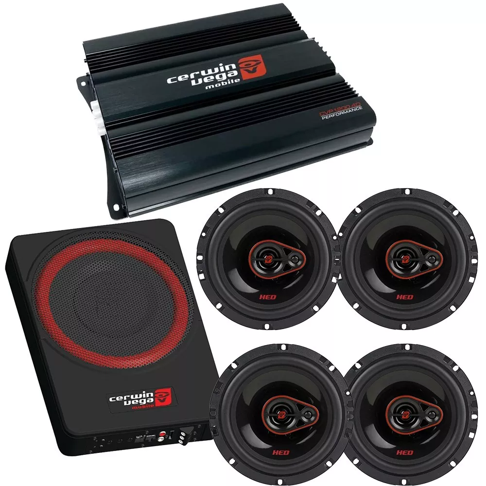 Vega package Subwoofer *4 Ch * 4) 6.5&#034; Car speakers | eBay