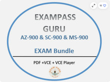 AZ-900 SC-900 MS-900 Bundle! 600 & 208 & 438 ...