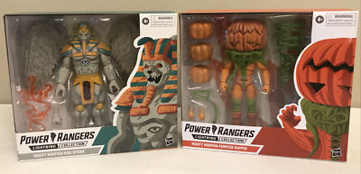Power Rangers LIGHTNING COLLECTION Pumpkin Rapper & King Sphinx New IN BOXES