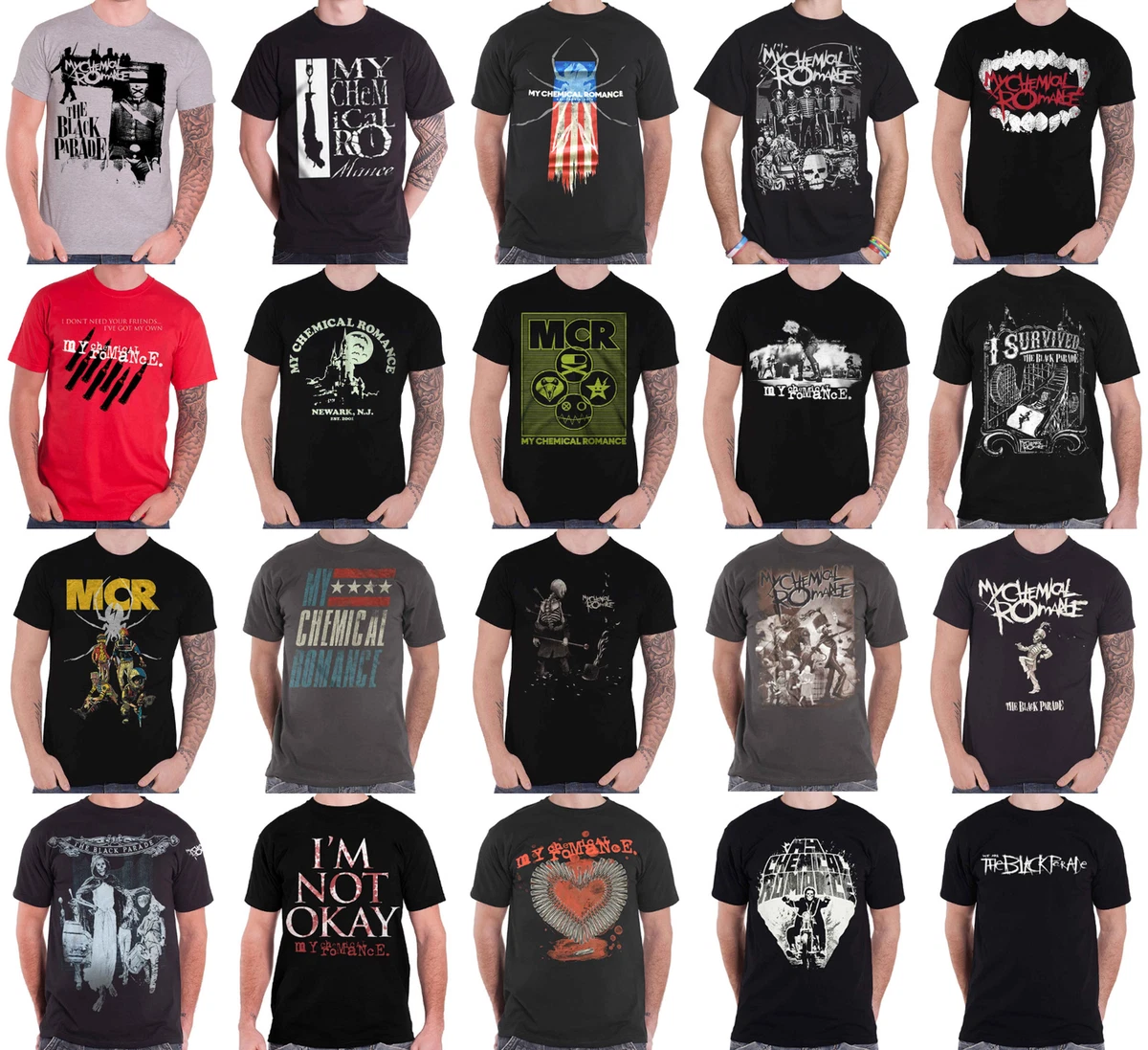 Black parade hotsell t shirt