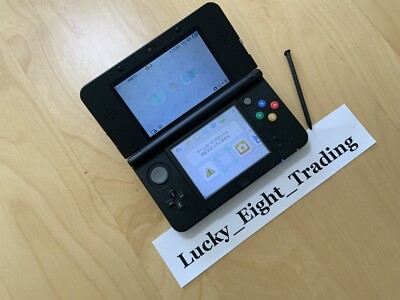 New Nintendo 3DS Black Console Stylus Japanese ver Japan ver New Nintendo 3DS Black Console Stylus Japanese ver Japan ver