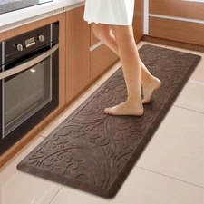 Kitchen Mat Cushioned Anti-Fatigue Waterproof Non-Slip Standing Mat Ergonomic