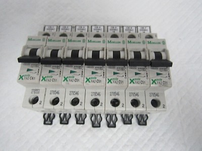 MOELLER XPOLE FAZ-C1/1 CIRCUIT BREAKER(LOT OF 7) | eBay