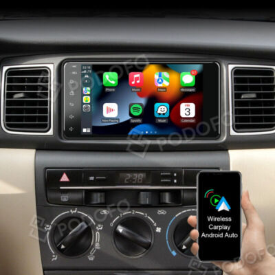 Android 13 Carplay Autoradio 2+64GB Für Toyota Corolla RAV4 Hilux GPS NAVI WIFI