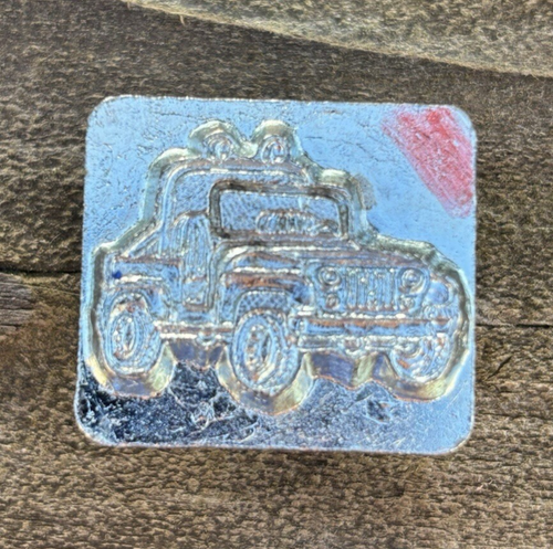 1986 Craftool Co. Off Road Jeep Wrangler Vehicle 1" Leather Stamp 8357 - Picture 2 of 3