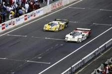 David Hobbs Jo Gartner Guy Edwards Fitzpatrick Porsche Team P- 1985 Old Photo 1