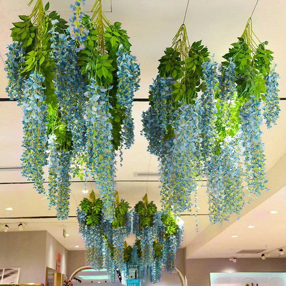 How to hang 2024 wisteria from ceiling