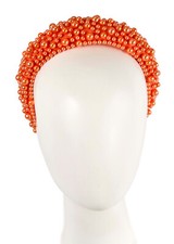 Orange Pearls Max Alexander fascinator headband - 100 Australian Owned Business