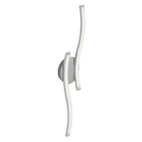 Briloner Urban Led Deckenleuchte 2-Flammig Metall-Kunststoff Aluminiumfarbig 6W