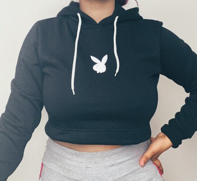 playboy cropped jumper