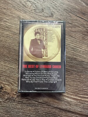 The Best of Leonard Cohen  1975 Cassette Brand New Sealed - T828