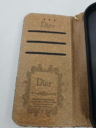 iPhone 14 Pro 6.1" Wallet Case Black Tan - Photo 3 sur 9